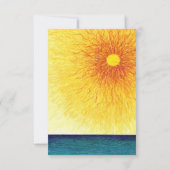 日当たりの良い日手引きグリーティングカード (裏面)