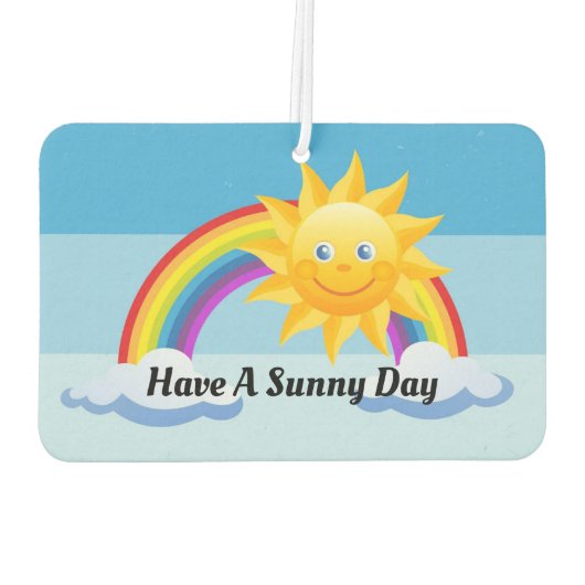 日当たりの良い日用空気清浄機 カーエアーフレッシュナー (裏面)