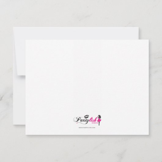 日当たりの良い日 招待状 (裏面)