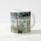 日当たりの良い松林 ジャンボコーヒーマグカップ (正面右)