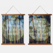 日当たりの良い松林 吊り下げ型タペストリー (ダブル)