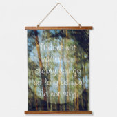 日当たりの良い松林 吊り下げ型タペストリー (正面2)