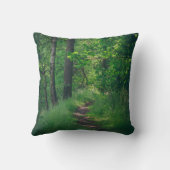 日当たりの良い森林道 クッション (裏面)