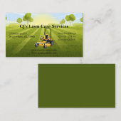 日当たりの良い気に芝生名刺 名刺 (正面/裏面)