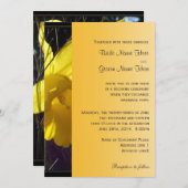 日当たりの良い水仙の花結婚式招待状 招待状 (正面/裏面)