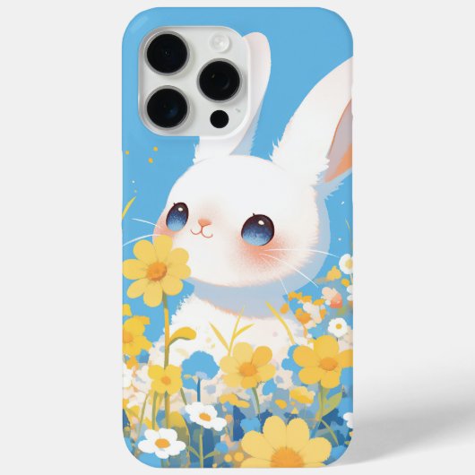 日当たりの良い牧草地のウサギ Case-Mate iPhoneケース (裏面)