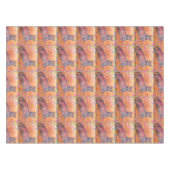 日当たりの良い石畳の猫 テーブルクロス (正面(横))