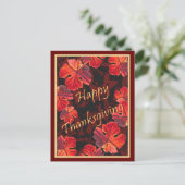 日当たりの良い紅葉 ポストカード (スタンド正面)