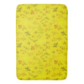 日当たりの良い草花 バスマット (正面縦)