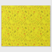 日当たりの良い草花 ラッピングペーパー (フラット)