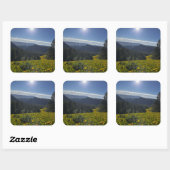 日当たりの良い谷 スクエアシール (シート)