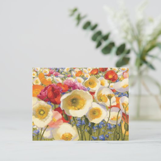 日当たりの良い豊かさ ポストカード (スタンド正面)