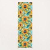 日当たりの良い開花:ひまわりフローラヨガマット ヨガマット (正面)