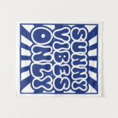 日当たりの良いVibesのみ – ヴィンテージGroovy Energy タペストリー (正面(横))