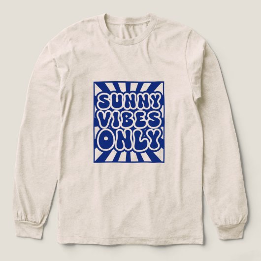 日当たりの良いVibesのみ – ヴィンテージGroovy Energy トライブレンドTシャツ (デザイン正面)