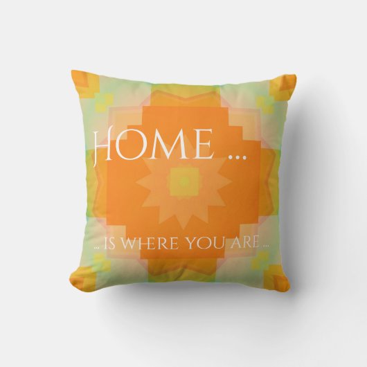 日当モダンたりの良いフローラ幾何学模様ピロー クッション (正面)