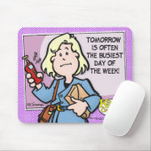 日忙し マウスパッド (マウス)