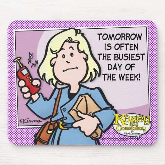 日忙し マウスパッド (正面)