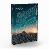 日想像没Starry Night Mandalaエレガント写真 フォトブロック (左)