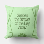 日感動的のストレスを庭に植え遠くにる アウトドアクッション (正面)