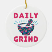 日挽き薬剤師技術薬剤師 セラミックオーナメント (正面)