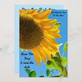 日救にひまわりカードを保存 セーブザデート (正面/裏面)