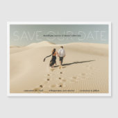 日救付け名モダン詳細フォトマグネットカード (正面)