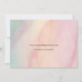 日救付線スムーズなペンのストローク 招待状 (裏面)