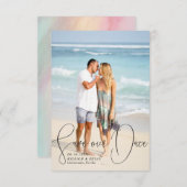 日救付線スムーズなペンスクリプト 招待状 (正面/裏面)