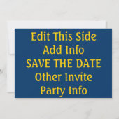 日救付、ジャクソンスクエアフランスの、四半期カード セーブザデート (裏面)