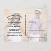 日救付 |セーブ・ザ・デート案内 案内ポストカード (裏面)