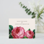 日救付 |ヴィンテージバラ日付の保存 案内ポストカード (スタンド正面)