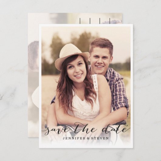 日救付 | 日付スクリプトの発表を保存 案内ポストカード (正面/裏面)