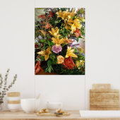 日救付/秋の結婚式ブーケ ポスター (キッチン)