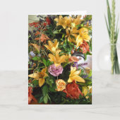 日救付/秋の結婚式ブーケ 案内状 (正面)