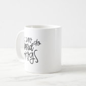 日教師用シャツ懸命事女キッド コーヒーマグカップ (正面左)