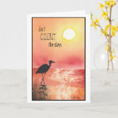 日数を数えない、日数をエンコーラグ カード (黄色い花)