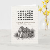 日数 カード (黄色い花)