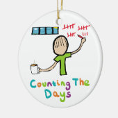 日数 セラミックオーナメント (左)