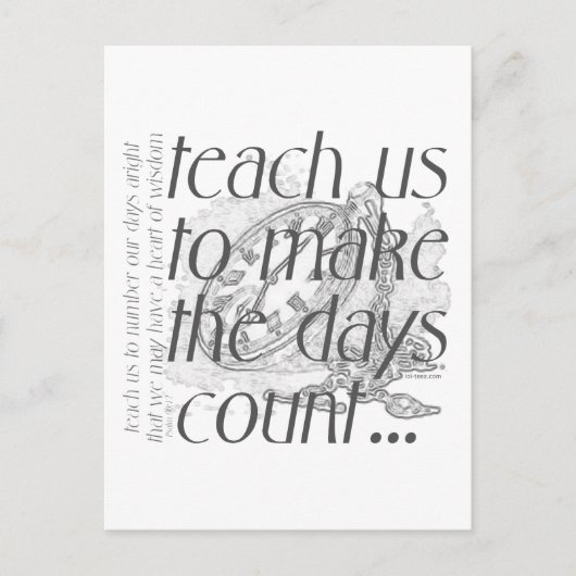 日数 ポストカード (正面)