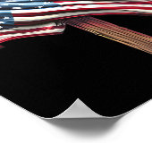 日旗クロスプリント ポスター (角)