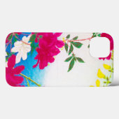 日日本のライリー – マゼンタ,イエローブルー Case-Mate iPhoneケース (裏面 (横))