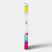 日日本のライリー – マゼンタ,イエローブルー Case-Mate iPhoneケース (裏面 / 左)