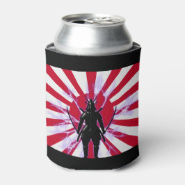 日日本の武士旗 缶クーラー