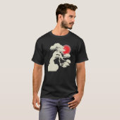 日日本の没の日本の禅盆栽 Tシャツ (正面フル)