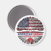 日日本の米アメリカ合衆国統一された州 マグネット (正面/裏面)