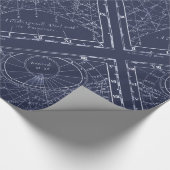 日時計(1700年)の建築 ラッピングペーパー (角)