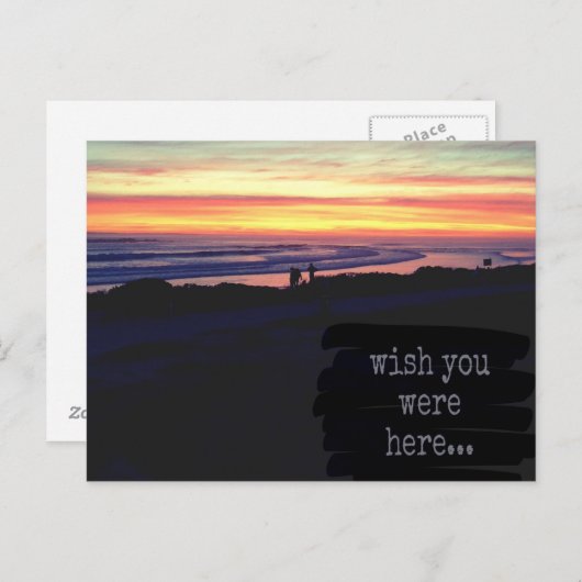 日暮れのはがきが来たらよかった ポストカード (正面/裏面)