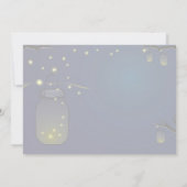 日暮れのメイソンジャーとホタルの光 招待状 (裏面)