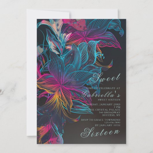 日暮れの招待状 招待状 (正面)